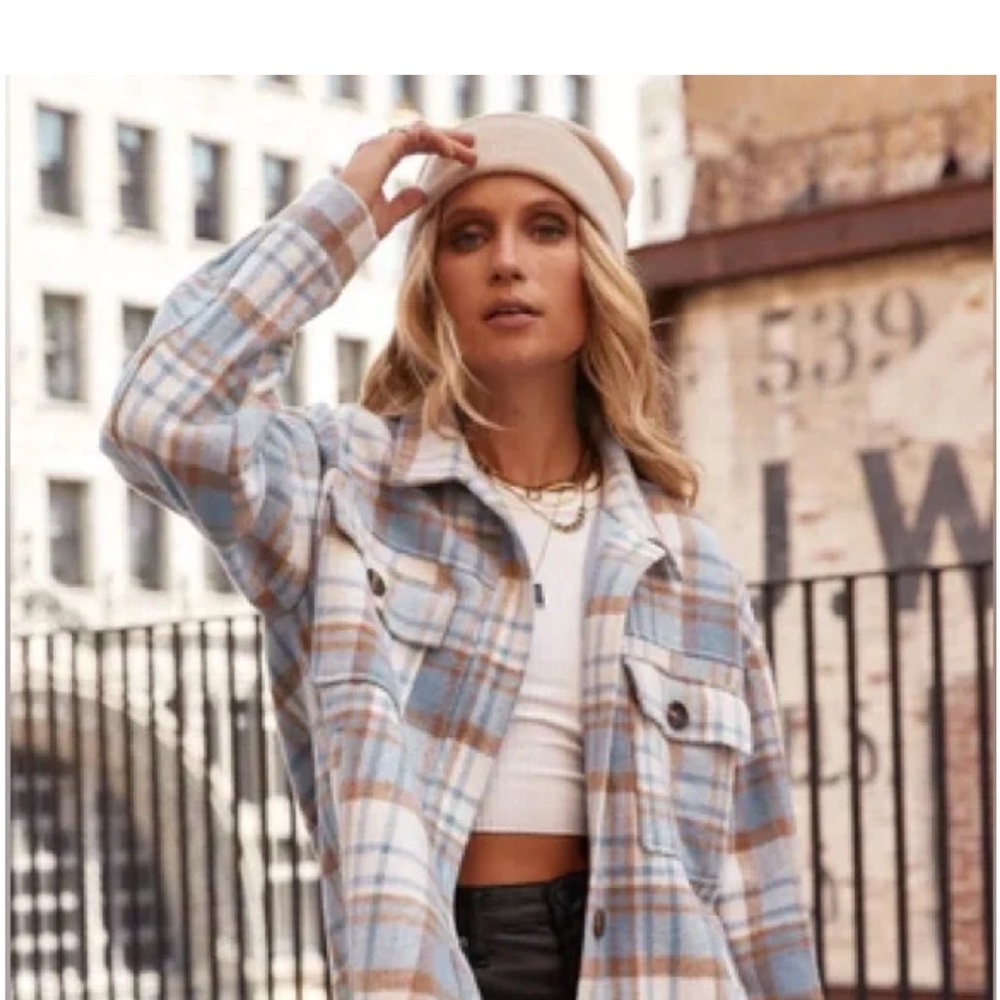 12th Tribe Flannel Shacket size Large - Picture 6 of 6